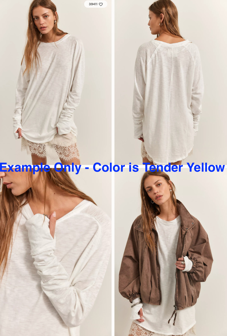 NWT We The Free Arden Tee | Tender Yellow | Size M